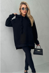 ANGEL Hoodie mit Schlitzen