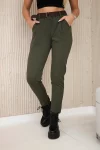 Punto Milano Winter Hose mit Gürtel_Karamel_Main