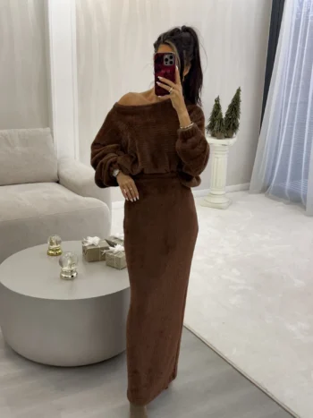 ByMe Set Pullover + Maxi Rock