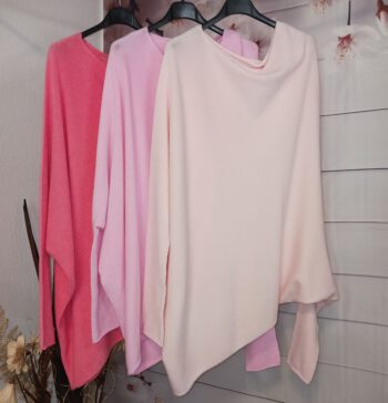 Asymmetrische Strickpullover