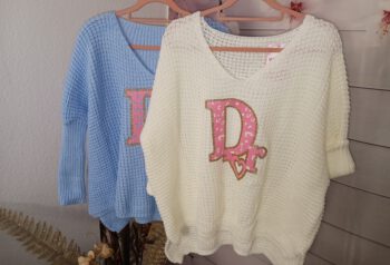 Oversize Pullover mit Aufdruck