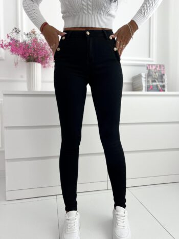 Jeans Hose Schwarz