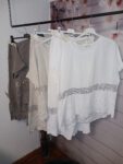 Leinen Set - Hose mit breitem Bein
