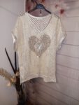 Netzpullover Herz