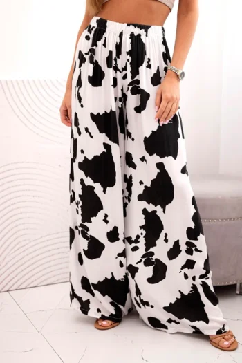 Damenhose  mit Animal-Print