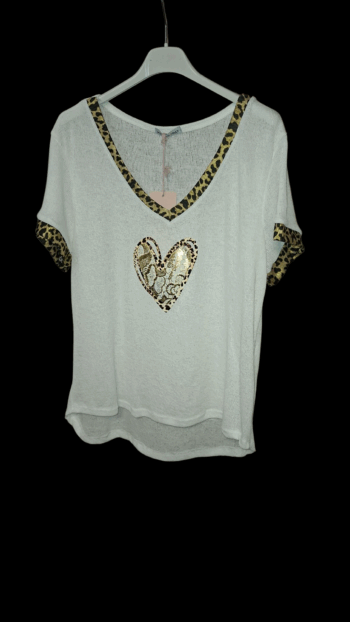 Shirt mit Leo Herz