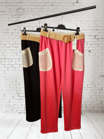 Hose mit Netz Seite Taschen
