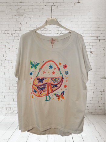 T-Shirt "Bunte Tasche"