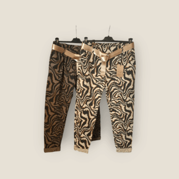 Jogpants mit Zebraprint