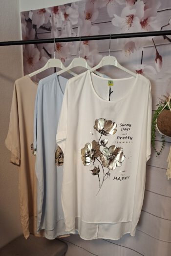 Damenbluse  mit Blumenmuster