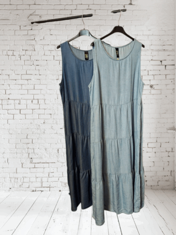 Lyocell Maxi-Kleid