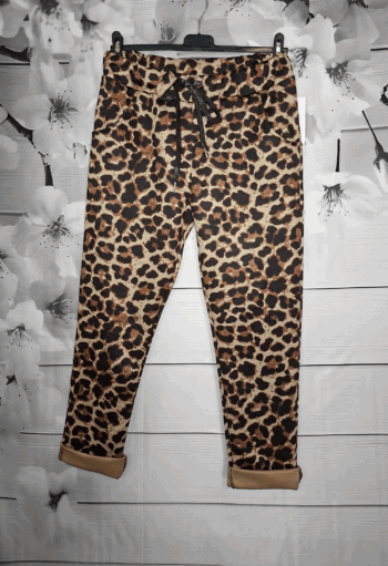 Bedruckte Hose - Leo
