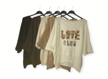 LOVE CLUB Oversize-Pullover