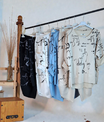 Stylisches Set mit Grafikprint(38/40-44/46)