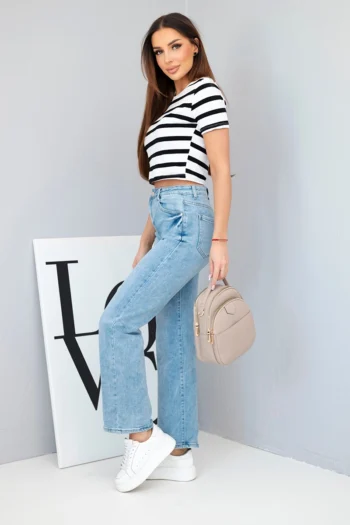 Jeans mit weitem Bein