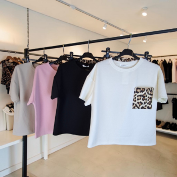 Damen Sommer Set – T-Shirt ; Leo Shorts |  trendig (36-42)