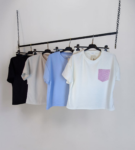 Damen Sommer Set – T-Shirt- Shorts mit Glitzertasche(36-42)