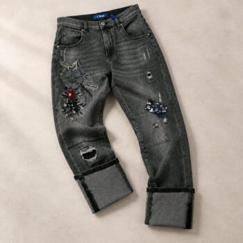 Sexy Woman Jeans „Bloom & Shine“ mit 3D-Blumen