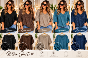 Glitzer-Feinstrickpullover – Elegance Shine 38-44/46
